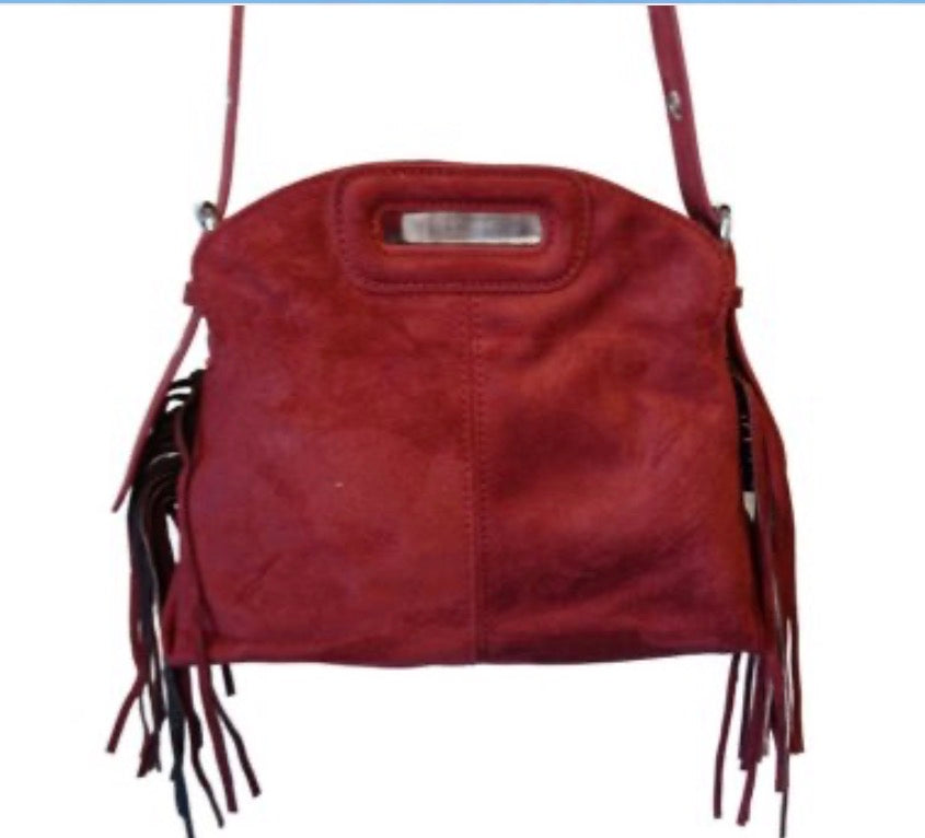 Suede purse- engraving