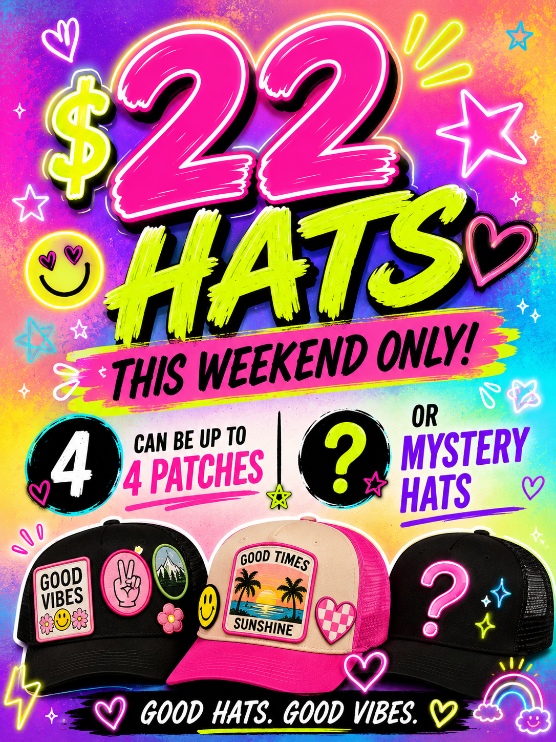 Anniversary Hat Sale