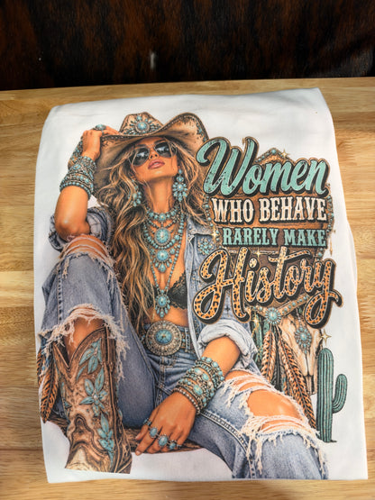 DTG cowgirl shirt