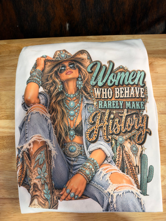 DTG cowgirl shirt