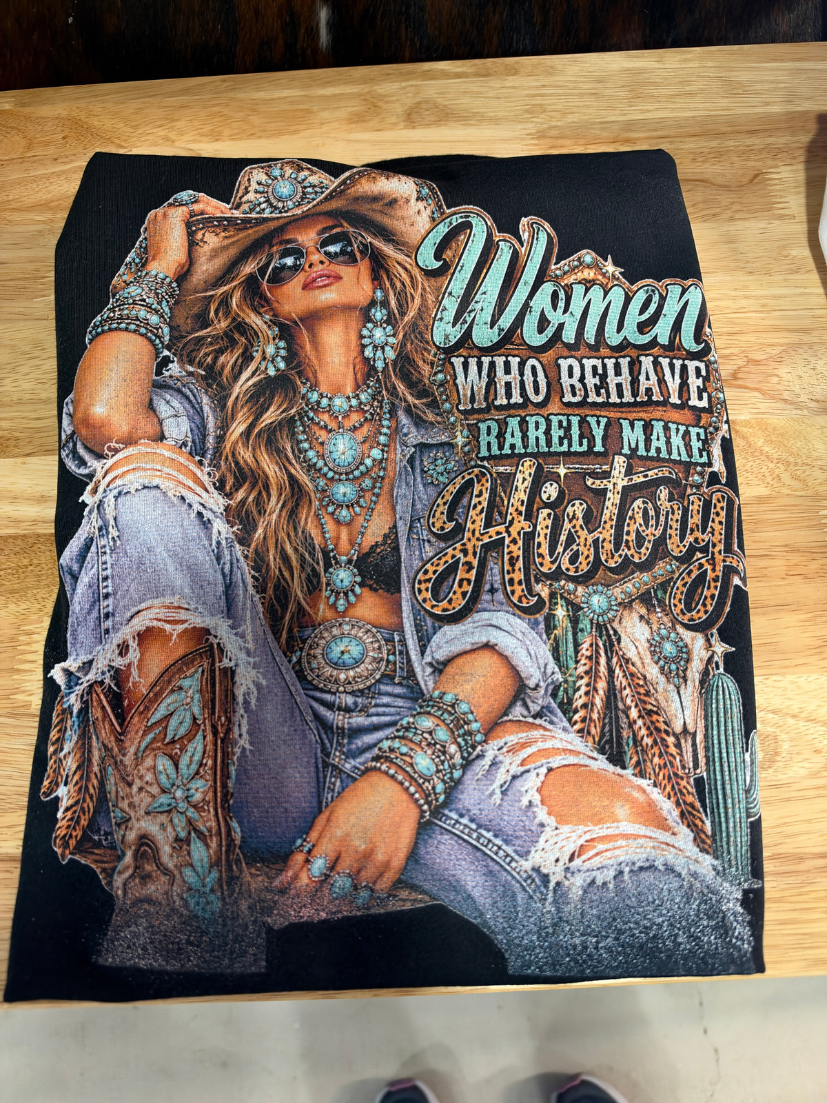 DTG cowgirl shirt