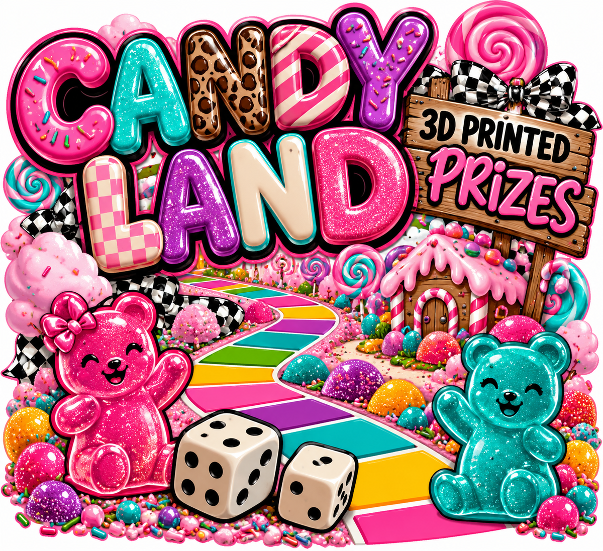 Candy land game