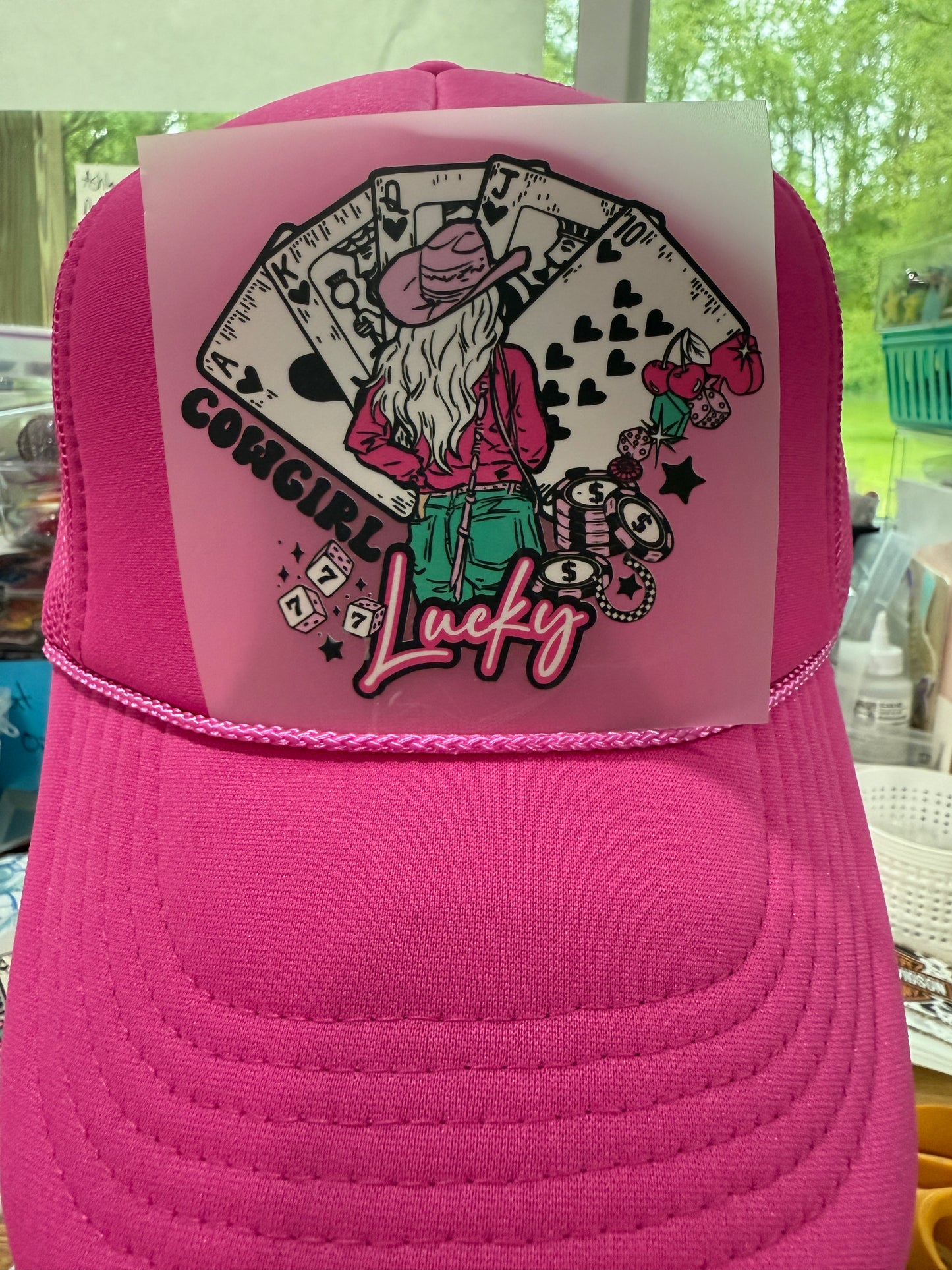 DTF Print Trucker Hat