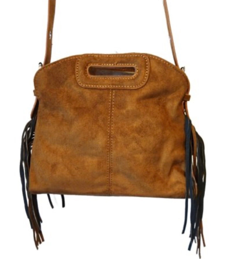 Suede purse- engraving