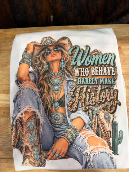 DTG cowgirl shirt