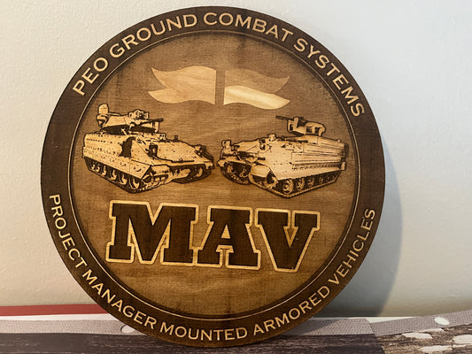 MAV logo coin